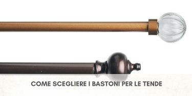 Come scegliere i bastoni per le tende