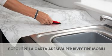 Scegliere la carta adesiva per rivestire mobili